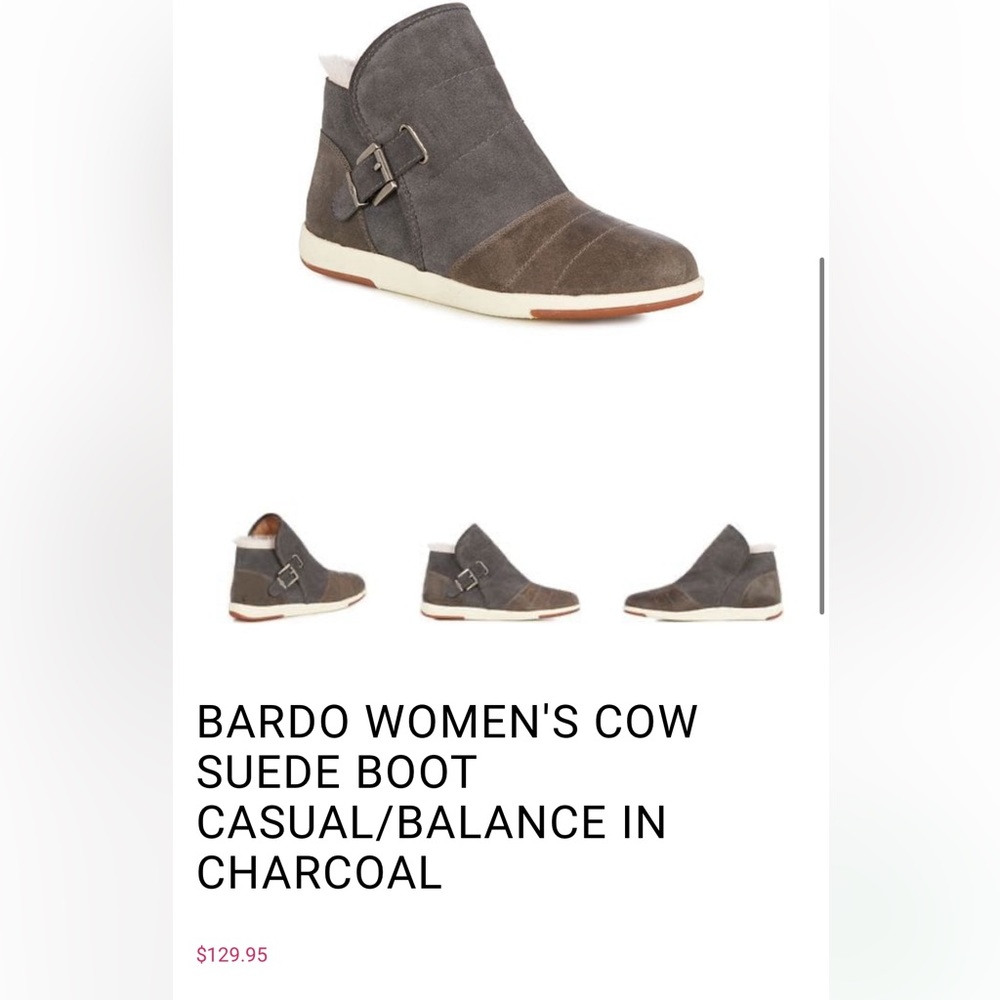 EMU Australia Bardo Women's Cow Suede Boot in Charcoal